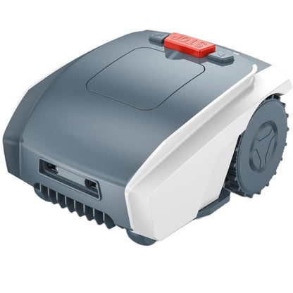 Automatic Robotic Lawn Mower, with Bluetooth app and Boundary Wire, The quietest in its Class(Gray)