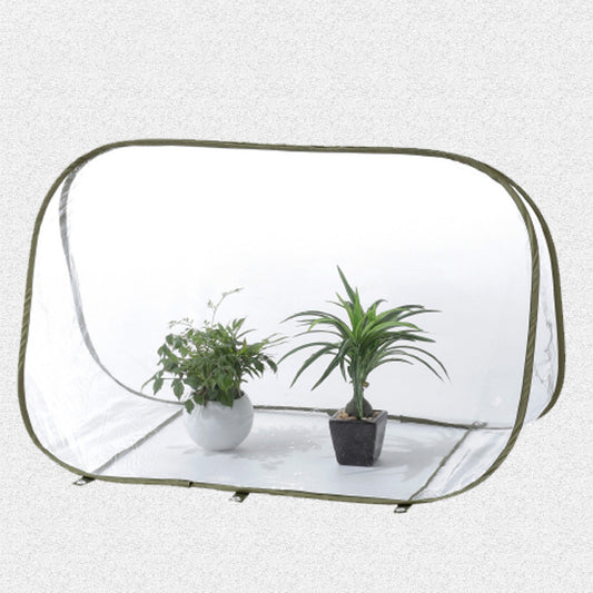 Greenhouses,Indoor Outside,  Portable Greenhouse Kit with Side Windows, PE Cover, Backyard Garden, Foldable, No Assembly Required, 35.43 * 20.47 * 24.41inches