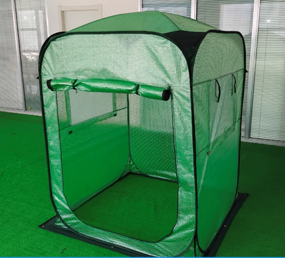 Greenhouses,Indoor Outside,walk-in,Portable Greenhouse Kit with Side Windows, PE Cover, Backyard Garden, Foldable, No Assembly Required