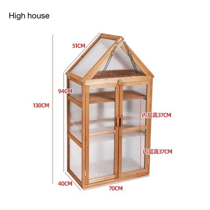 Warmer Pflanzenschrank, isoliertes Blumenregal, Balkonblumenpergola, kleines Haushaltsgewächshaus, pflanzenfrostsicher und staubdicht