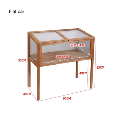 Warmer Pflanzenschrank, isoliertes Blumenregal, Balkonblumenpergola, kleines Haushaltsgewächshaus, pflanzenfrostsicher und staubdicht